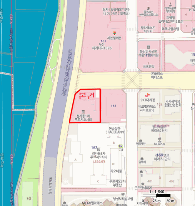 경기 성남시 분당구 정자동 상가,오피스텔,근린시설 경매 물건 사진 2 · 2025타경52874