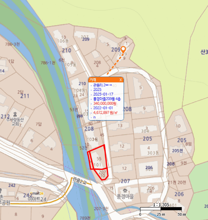 경기 광주시 퇴촌면 연립주택,다세대,빌라 경매 물건 사진 3 · 2025타경52977