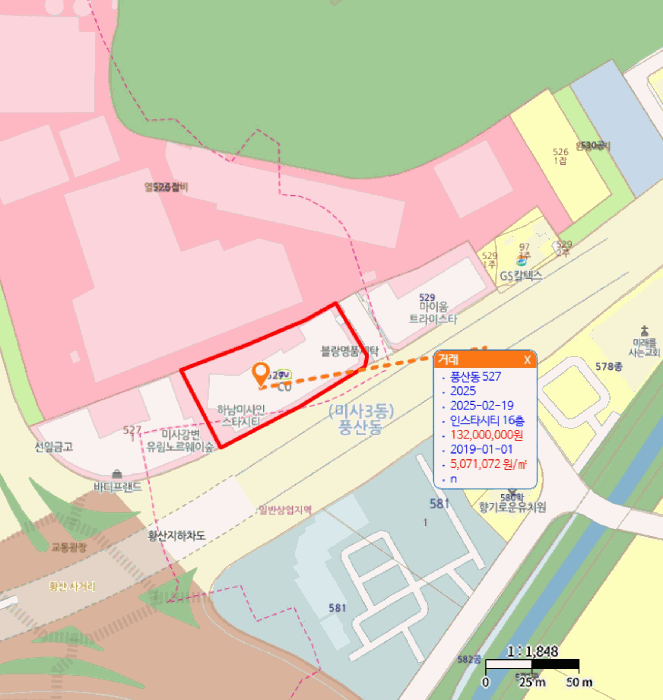 경기 하남시 풍산동 오피스텔 경매 물건 사진 3 · 2026타경50077