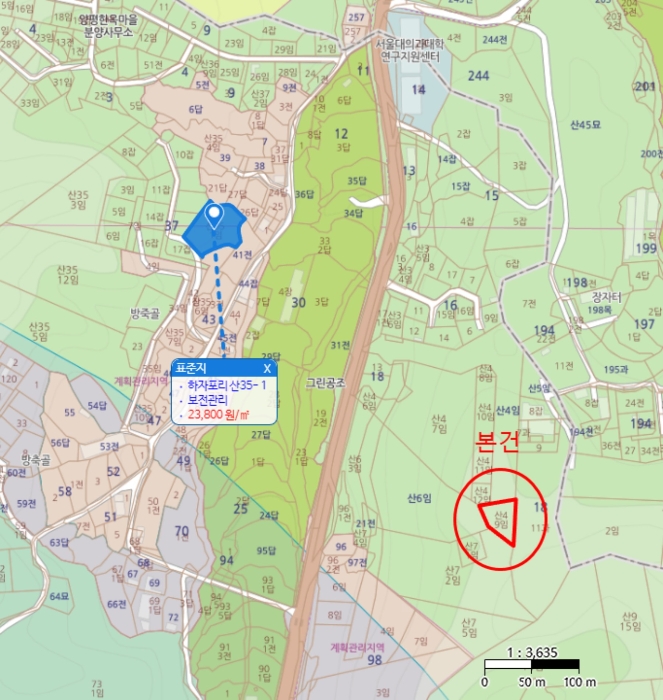 경기 양평군 개군면 임야 경매 물건 사진 4 · 2024타경40026