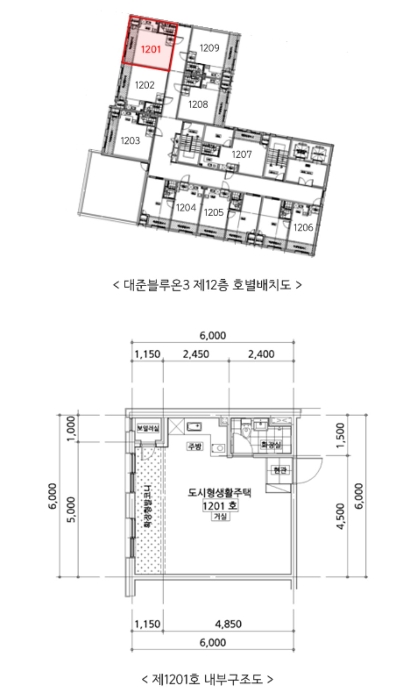 경기 평택시 신장동 오피스텔 경매 물건 사진 6 · 2024타경56932