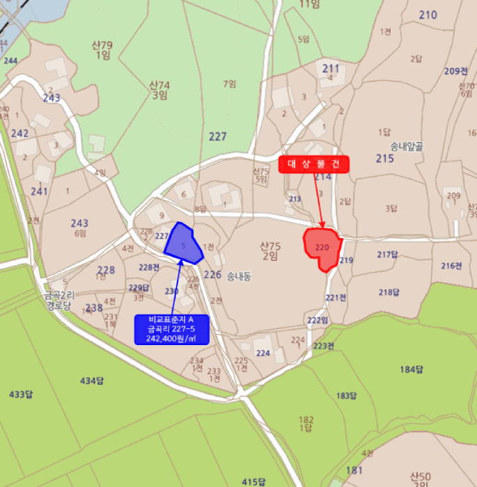 경기 평택시 안중읍 대지 경매 물건 사진 4 · 2025타경43003