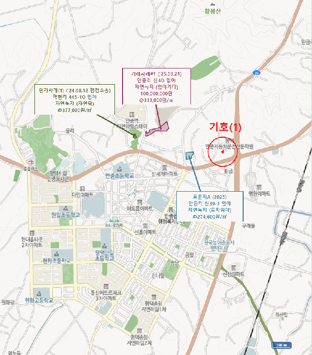 경기 평택시 안중읍 임야 경매 물건 사진 6 · 2025타경43061