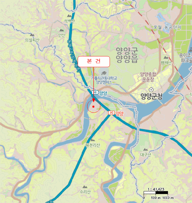 강원 양양군 서면 임야 경매 물건 사진 3 · 2025타경10224