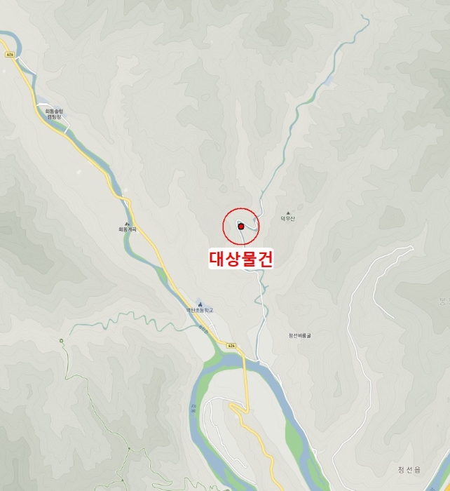 강원 정선군 정선읍 도로 경매 물건 사진 5 · 2024타경32844