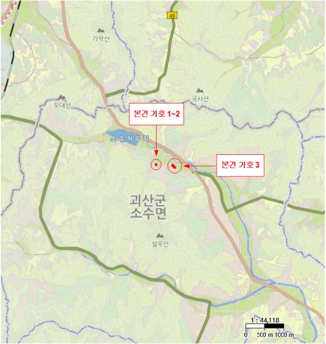 충북 괴산군 소수면 대지 경매 물건 사진 6 · 2024타경58186
