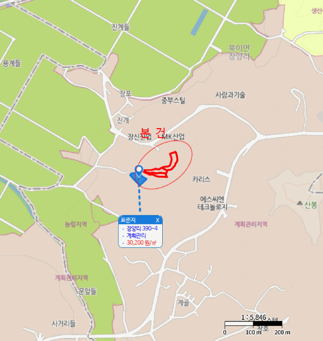 충북 청주시 청원구 북이면 답 경매 물건 사진 3 · 2025타경4551