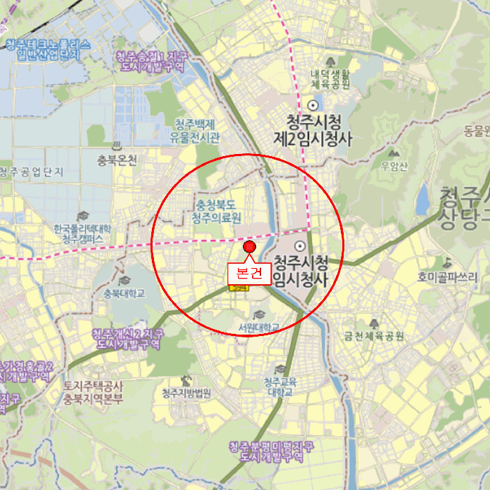 충북 청주시 서원구 사직동 업무시설 경매 물건 사진 2 · 2025타경51304