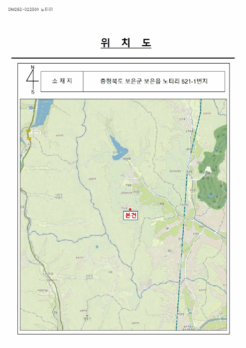 충북 보은군 보은읍 대지 경매 물건 사진 3 · 2025타경51661