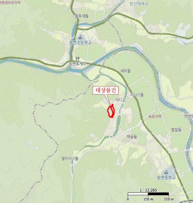 충북 괴산군 청천면 답 경매 물건 사진 4 · 2025타경52016