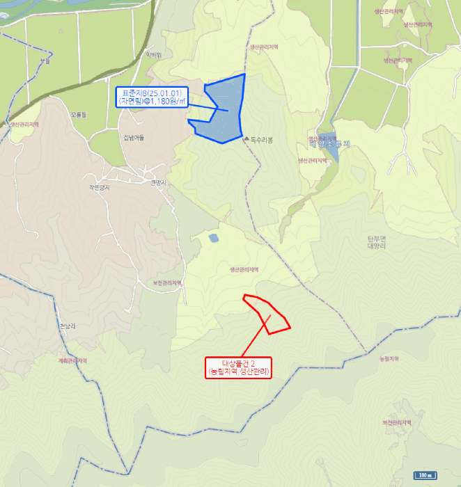 충북 보은군 삼승면 임야 경매 물건 사진 5 · 2025타경52074