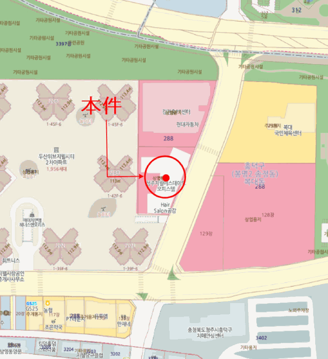 충북 청주시 흥덕구 복대동 오피스텔 경매 물건 사진 2 · 2026타경148