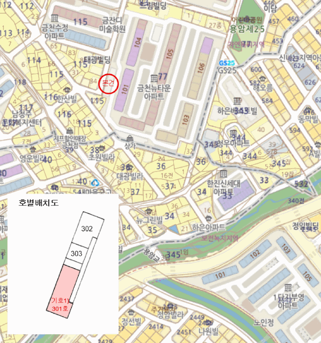 충북 청주시 상당구 금천동 상가,오피스텔,근린시설 경매 물건 사진 2 · 2026타경173