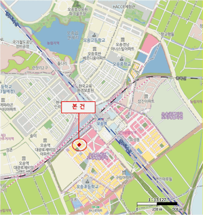 충북 청주시 흥덕구 오송읍 대지 경매 물건 사진 3 · 2026타경22