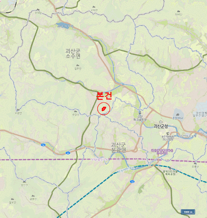 충북 괴산군 소수면 임야 경매 물건 사진 3 · 2026타경50073