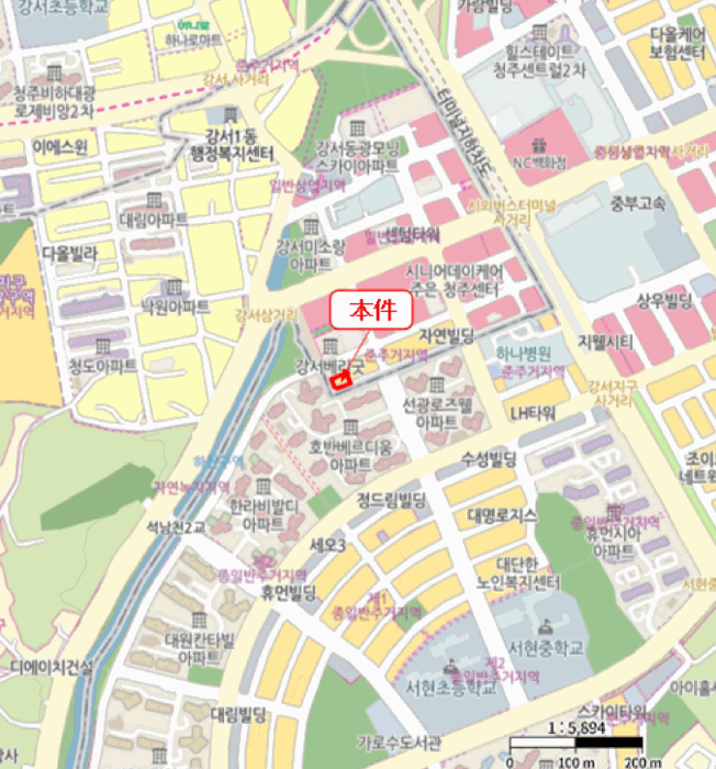 충북 청주시 흥덕구 강서동 오피스텔 경매 물건 사진 2 · 2026타경50078