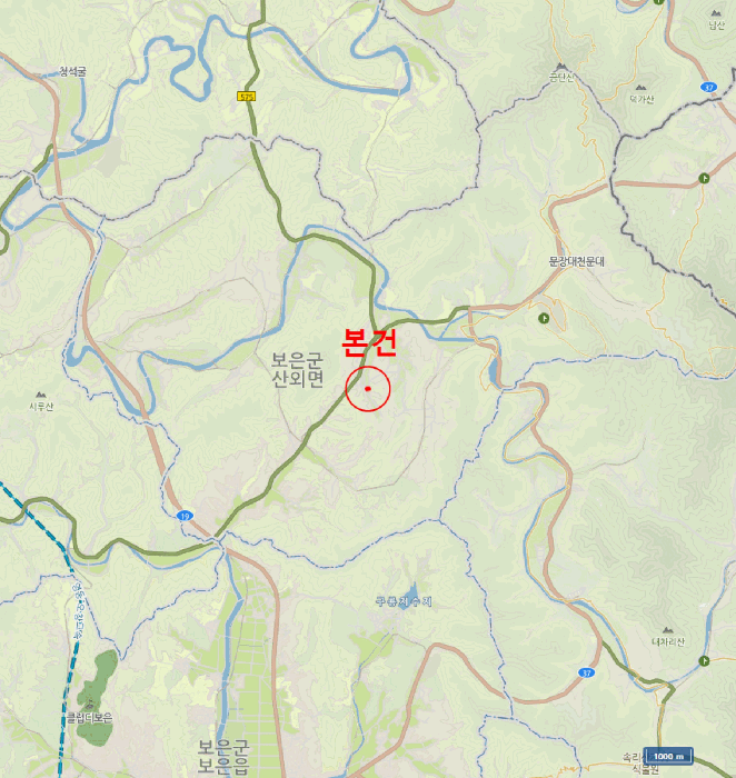 충북 보은군 산외면 전답 경매 물건 사진 3 · 2026타경50402