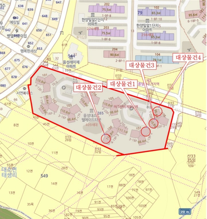 충북 음성군 대소면 아파트 경매 물건 사진 4 · 2023타경3205