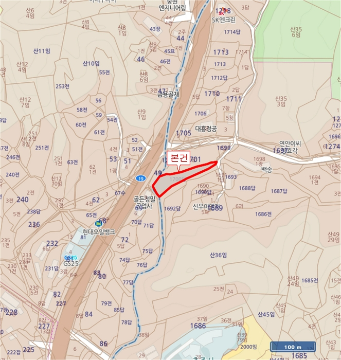 충북 충주시 동량면 전답 경매 물건 사진 3 · 2024타경35940