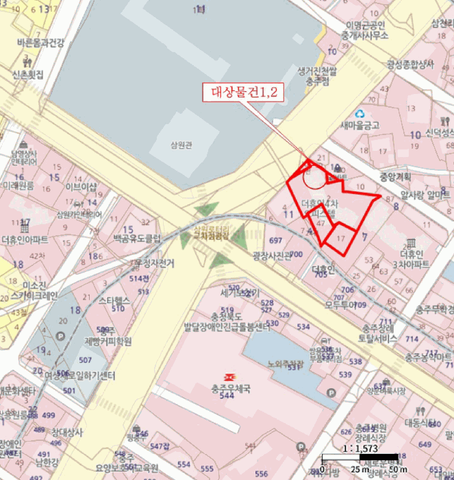 충북 충주시 봉방동 상가,오피스텔,근린시설 경매 물건 사진 4 · 2025타경2480