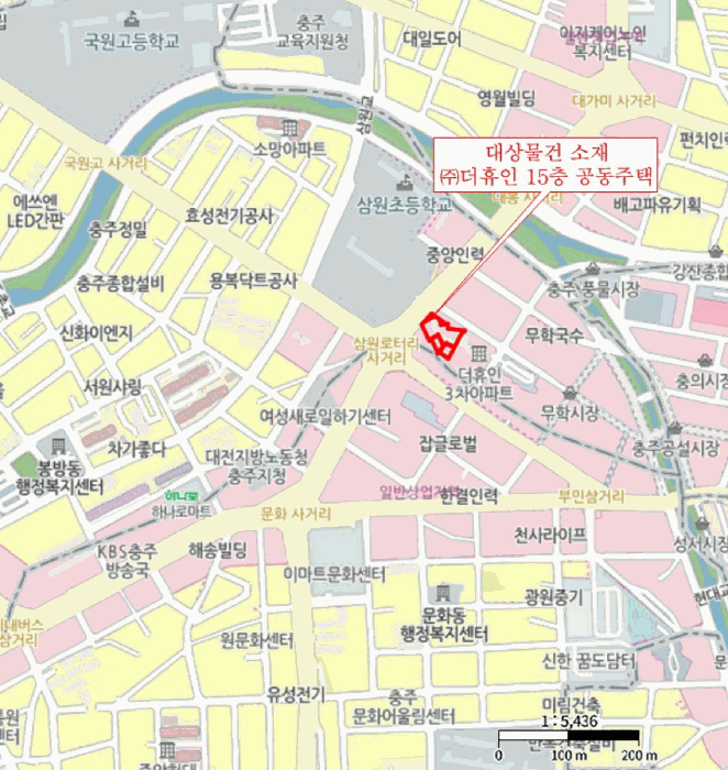 충북 충주시 봉방동 상가,오피스텔,근린시설 경매 물건 사진 5 · 2025타경2480