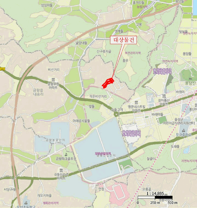 충북 음성군 금왕읍 대지 경매 물건 사진 5 · 2025타경30493