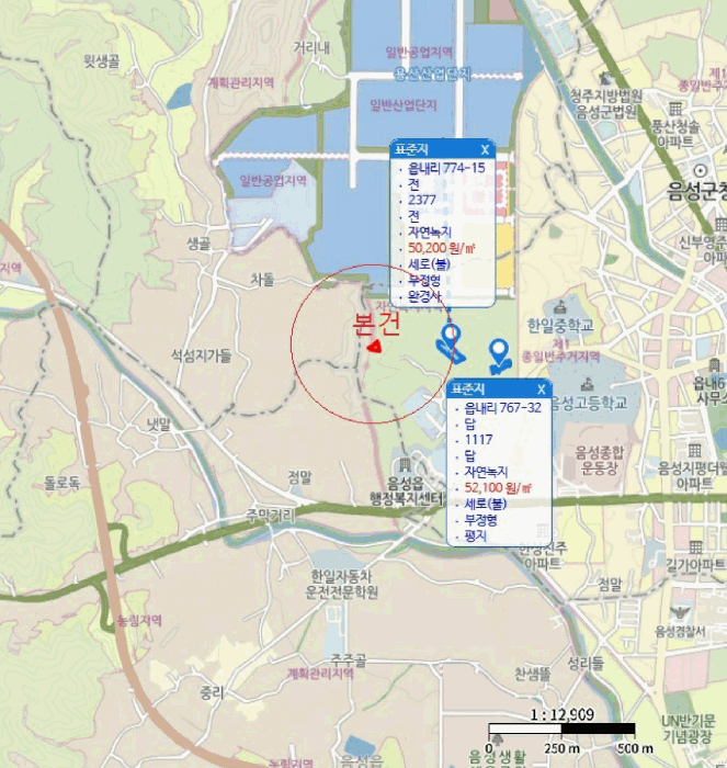 충북 음성군 음성읍 임야 경매 물건 사진 4 · 2025타경30663