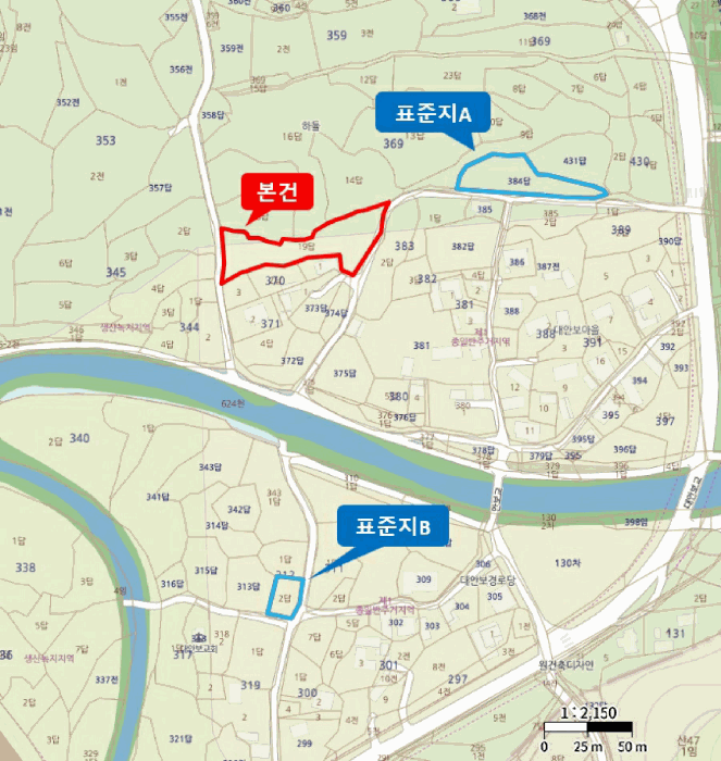 충북 충주시 수안보면 전답 경매 물건 사진 2 · 2025타경30759