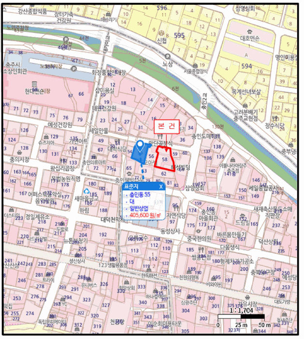 충북 충주시 충인동 대지 경매 물건 사진 2 · 2025타경30967