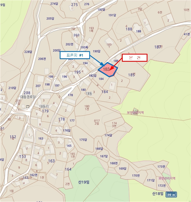 충북 옥천군 이원면 대지 경매 물건 사진 3 · 2023타경103