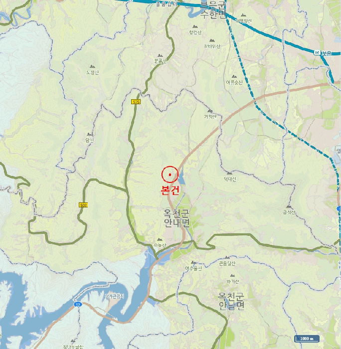 충북 옥천군 안내면 전 경매 물건 사진 5 · 2025타경10137