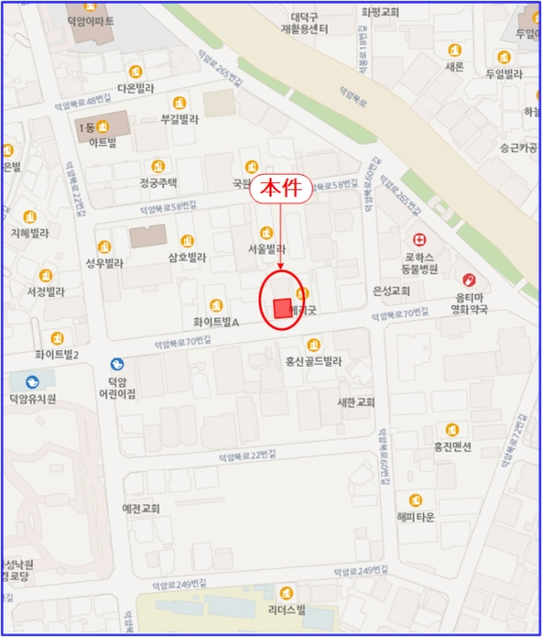 대전 대덕구 덕암동 다세대주택 경매 물건 사진 3 · 2024타경121821