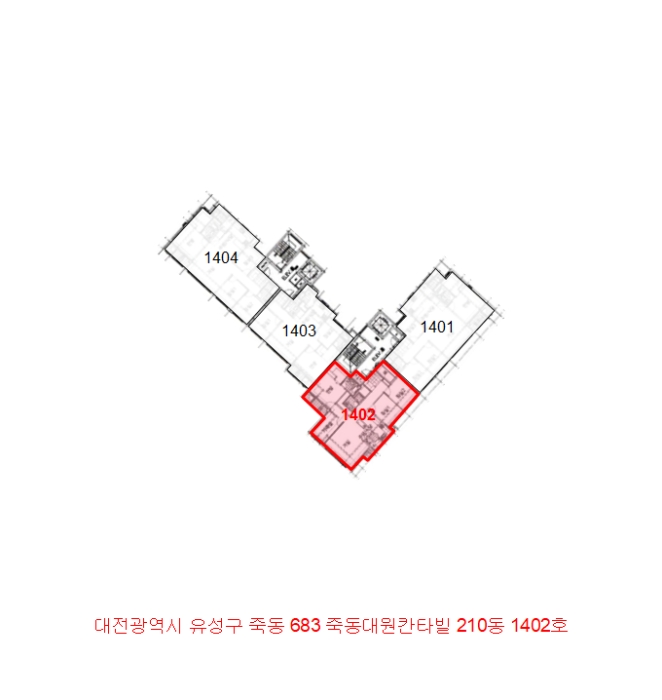 대전 유성구 죽동 아파트 경매 물건 사진 4 · 2024타경8874