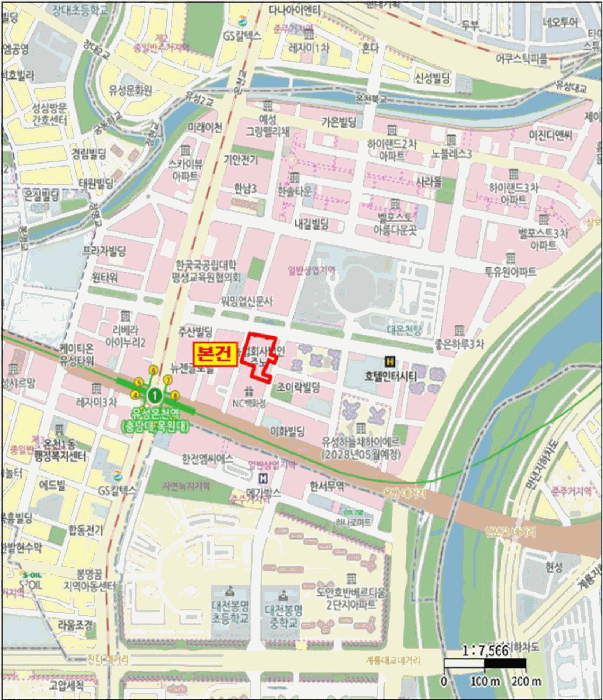 대전 유성구 봉명동 오피스텔 경매 물건 사진 6 · 2025타경503678