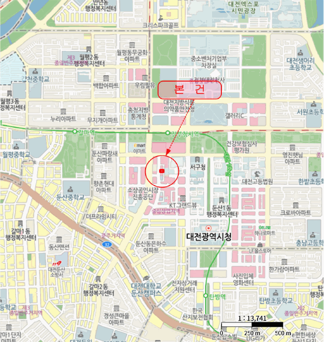 대전 서구 둔산동 숙박시설 경매 물건 사진 6 · 2025타경504079