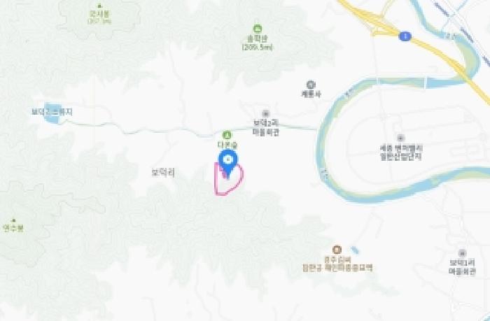 세종 전동면 임야 경매 물건 사진 3 · 2026타경255