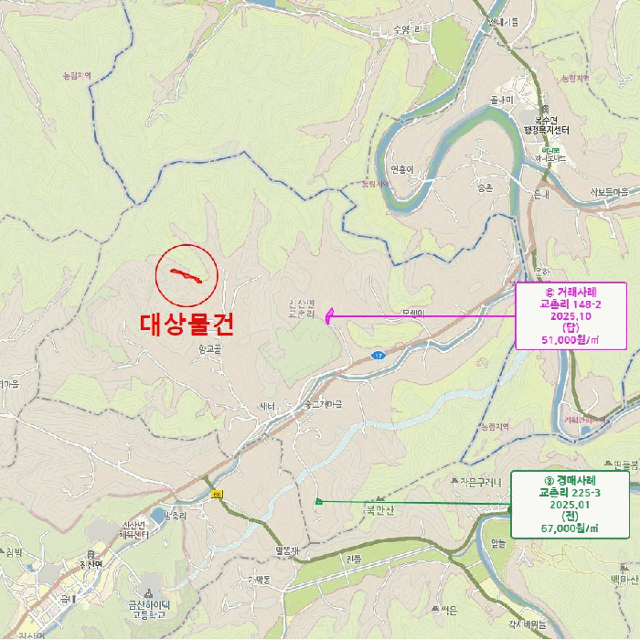 충남 금산군 진산면 대지,임야,전답 경매 물건 사진 6 · 2026타경600530