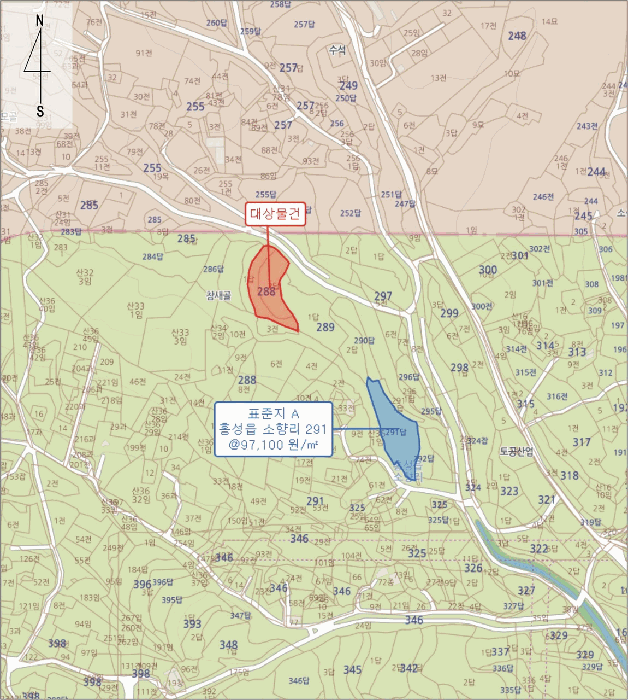 충남 홍성군 홍성읍 대지,임야,전답 경매 물건 사진 4 · 2025타경1254