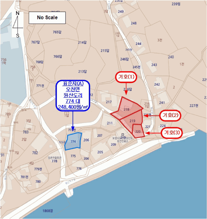 충남 보령시 오천면 대지 경매 물건 사진 6 · 2025타경15810