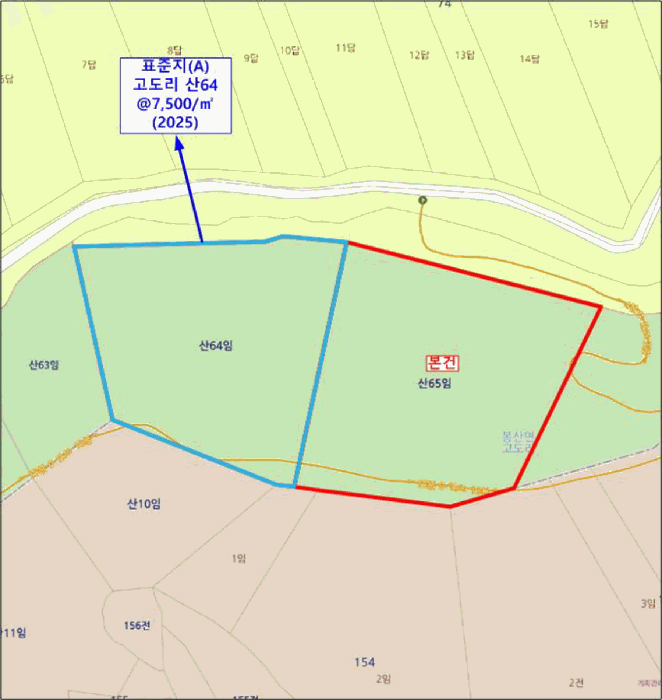 충남 예산군 봉산면 임야 경매 물건 사진 6 · 2025타경15928