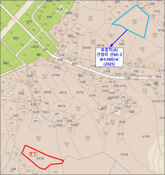 충남 예산군 예산읍 임야 경매 물건 사진 2 · 2025타경16134