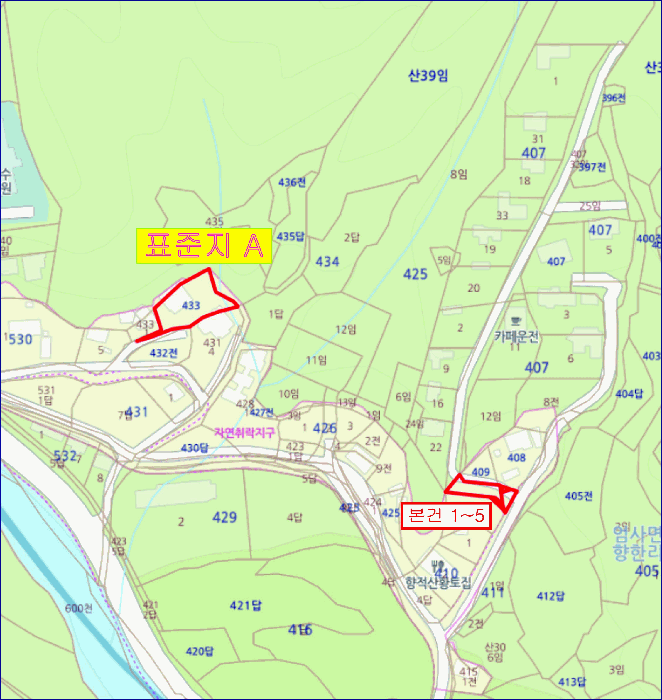 충남 계룡시 엄사면 대지 경매 물건 사진 5 · 2025타경20576