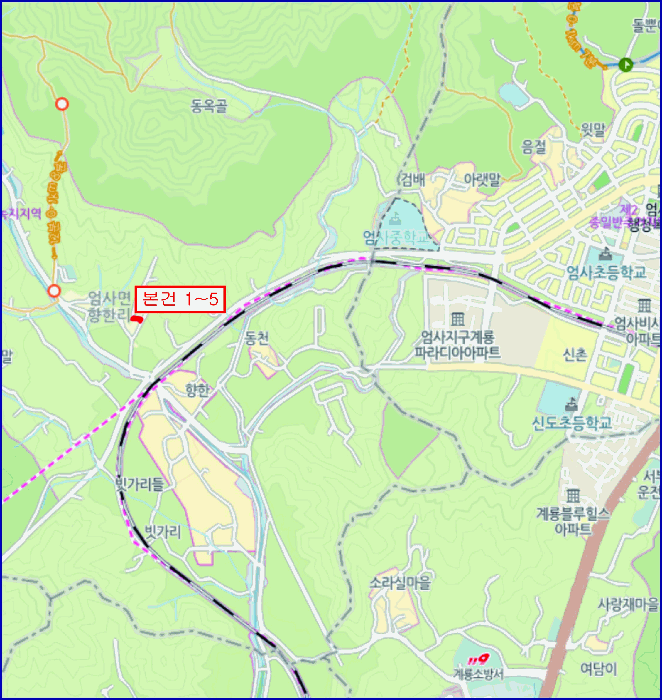 충남 계룡시 엄사면 대지 경매 물건 사진 6 · 2025타경20576