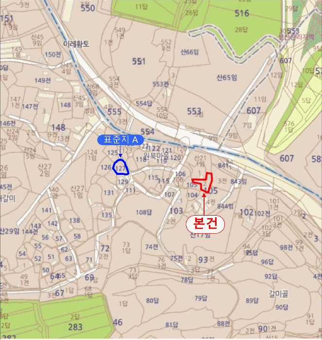 충남 논산시 성동면 대지 경매 물건 사진 3 · 2025타경20600