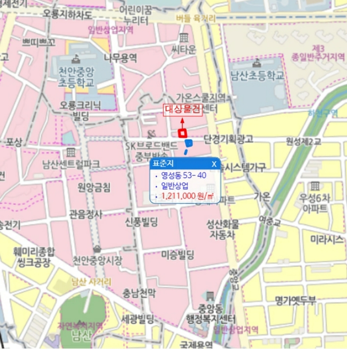 충남 천안시 동남구 영성동 주/상용건물 경매 물건 사진 3 · 2024타경109646