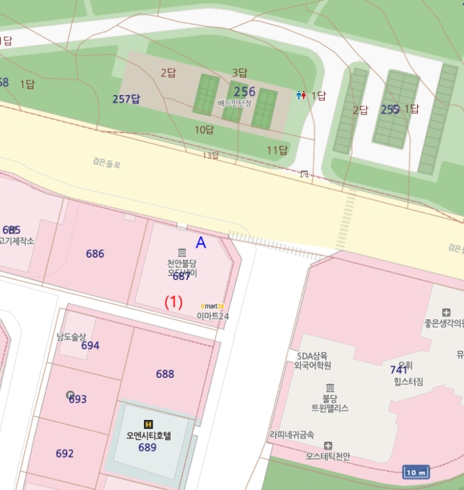 충남 천안시 서북구 불당동 오피스텔 경매 물건 사진 3 · 2025타경10262