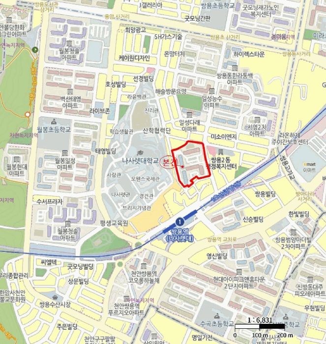 충남 천안시 서북구 쌍용동 아파트 경매 물건 사진 3 · 2025타경12336