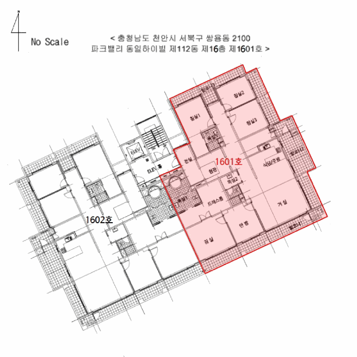충남 천안시 서북구 쌍용동 아파트 경매 물건 사진 3 · 2025타경12700