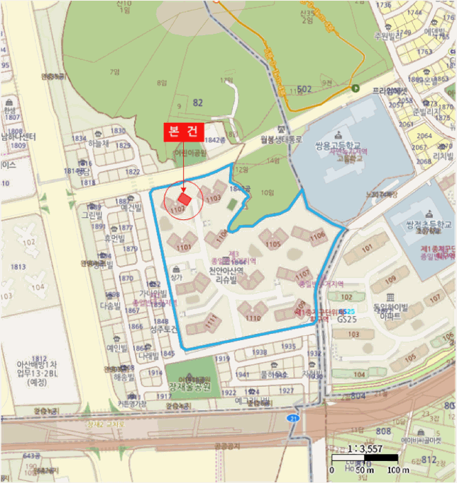 충남 아산시 배방읍 아파트 경매 물건 사진 2 · 2025타경12782