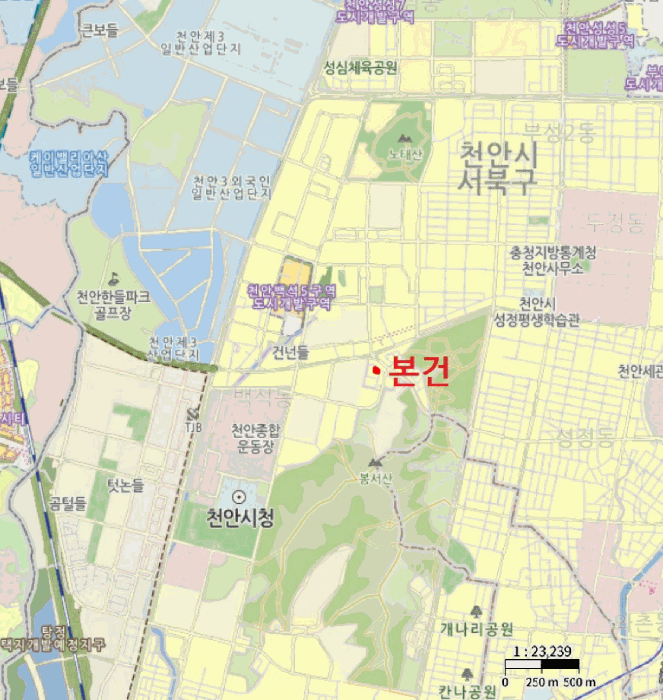충남 천안시 서북구 백석동 상가,오피스텔,근린시설 경매 물건 사진 3 · 2025타경665
